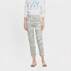 Mother The Shaker Chop Crop Fray Pant